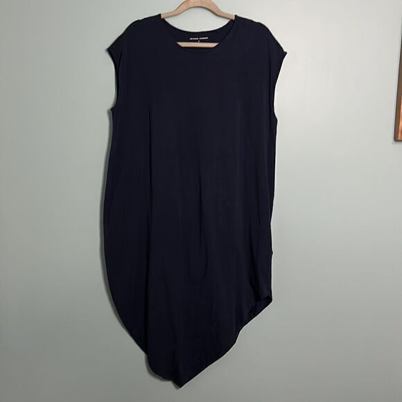 Iconic Geneva V-Neck Dress - Navy | Universal Standard Small 14/16 - Picture 3 of 8